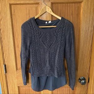 Moth charcoal grey sweater